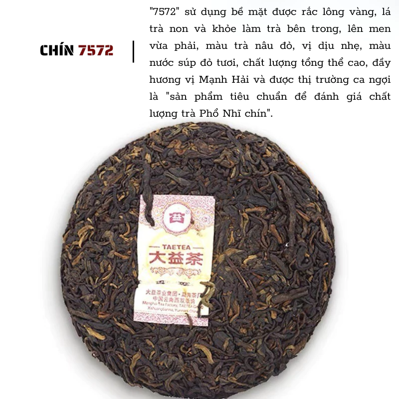 Trà phổ nhĩ ĐẠI ÍCH 7572/7542 150g hàng chính hãng 4 vn 11134207 820l4 mercaw6dvksmbb