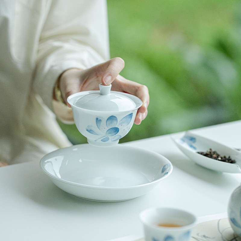 Bộ Trà Cụ Ảnh Thanh Hoa Sen | Mặc Kỷ Vẽ Tay 22 IMG 0649