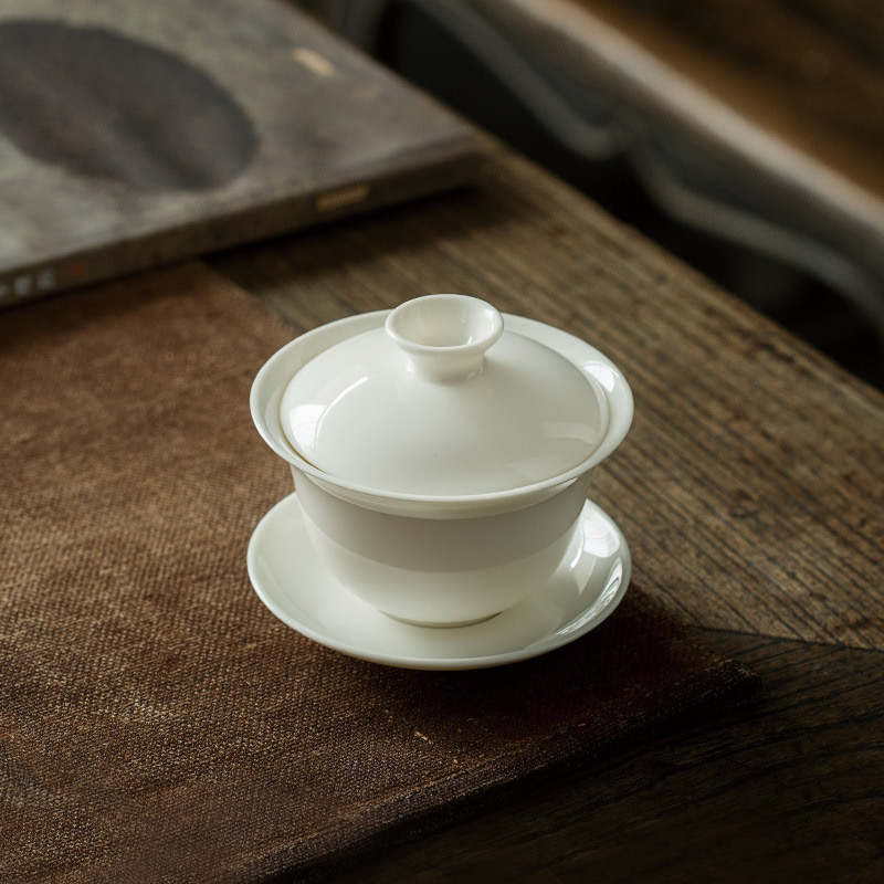 Chén Khải Tam Tài Triển Từ | Sứ Trắng Ngà Voi 10 IMG 1583