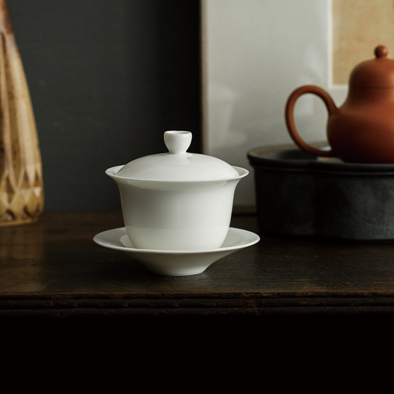 Chén Khải Tam Tài Triển Từ | Sứ Trắng Ngà Voi 9 IMG 1584