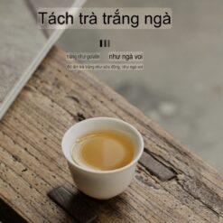 Chén Khải Tam Tài Triển Từ | Sứ Trắng Ngà Voi 14 IMG 1599