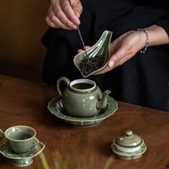 Cung Nhãn Trà | Sứ Men Xanh Long Tuyền 14 IMG 1832