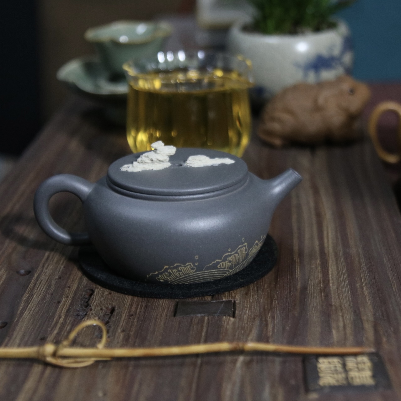 Ấm Đại Tùng | Thanh Khôi Đoạn Nê 130ml | Thủ Công Cao Cấp 13 IMG 5064