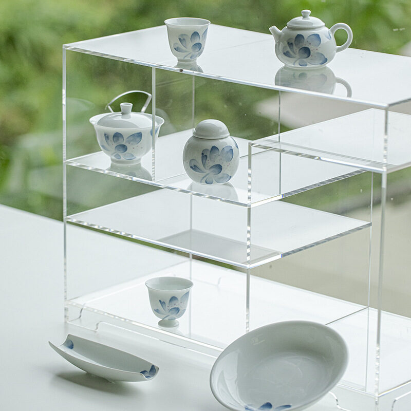 Bộ Trà Cụ Ảnh Thanh Hoa Sen | Mặc Kỷ Vẽ Tay 20 Bộ ấm pha trà hoa sen