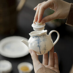 Ấm Trà Sứ Trúc Dật 150ml | Mặc Kỷ Vẽ Tay 10 O1CN01NUf5Ky1Y5FyElSDcS 2200616703007 0 cib