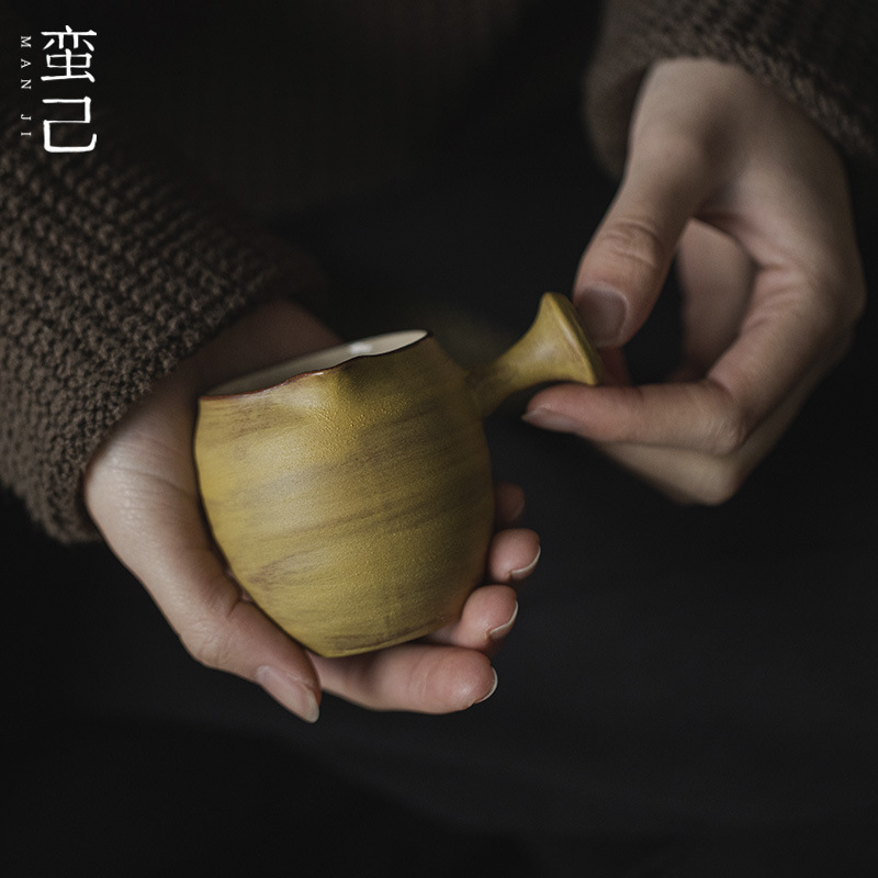 Tống Trà Quai Ngang Mạc Kỷ 130ml | Phụ Kiện Trà Đạo 1 tống trà quai ngang