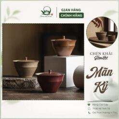 chén khải gốm thô