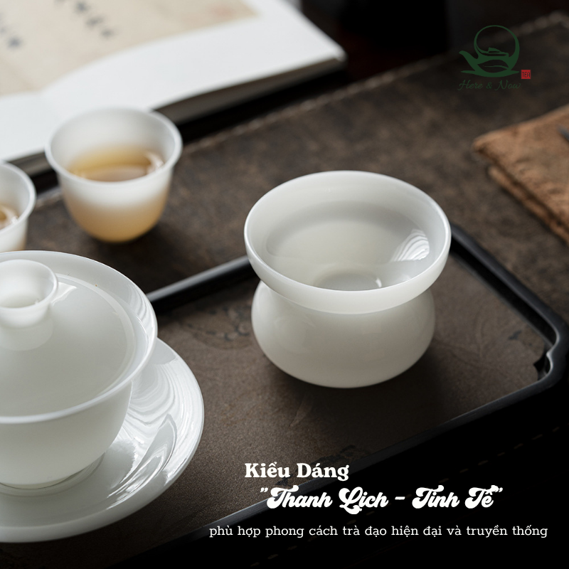 Bộ ấm trà sứ Băng Ngọc | Gốm sứ Đức Hoá cao cấp 18 35